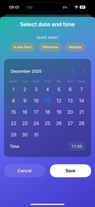 Smart scheduling and reminders